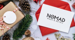 nomad wash & detail gift card for the holidays